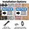 Signmission Visitors Use Main Entrance Right OSHA Notice Sign, Plastic, 10in W x 7in L, 2PK OS-2PACK-NS-P-710-L-18884 - alternate 6